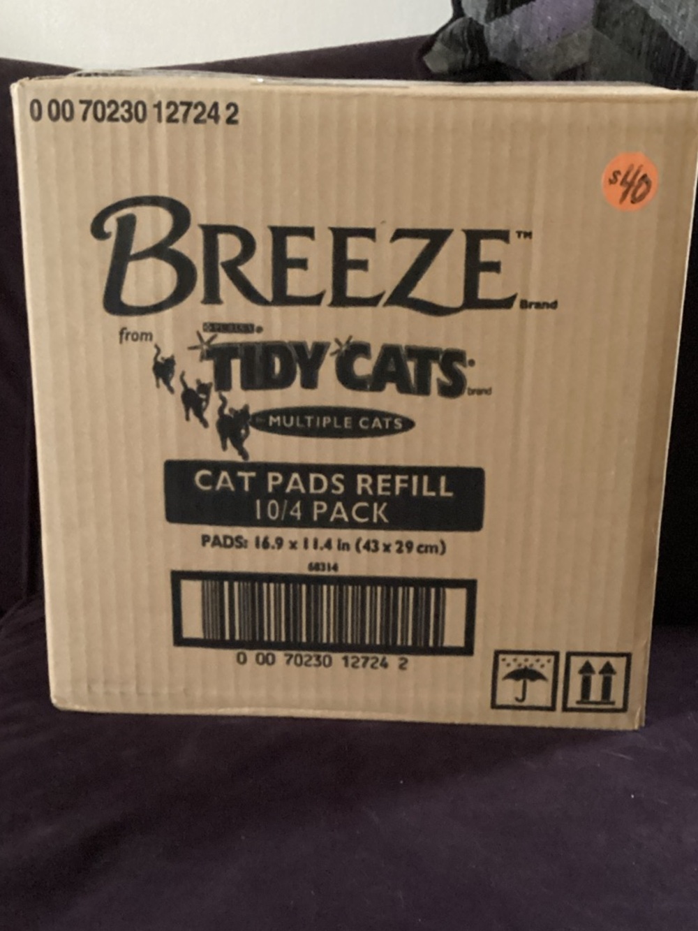 Breeze by Tidy Cats Cat Pads Refill - Brown - 10/4 Pack